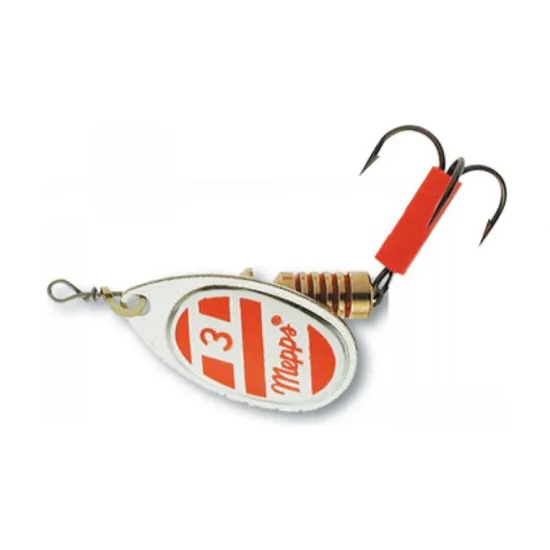Mepps AGLIA BLANC ROUGE Silver