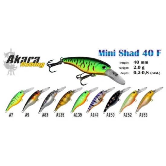 Akara Mini Shad 40SP vobleris