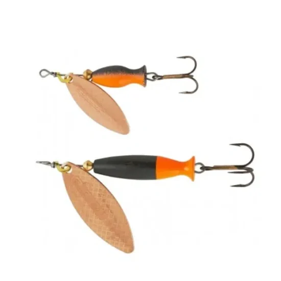 Mepps Aglia Long Heavy Copper Black Orange