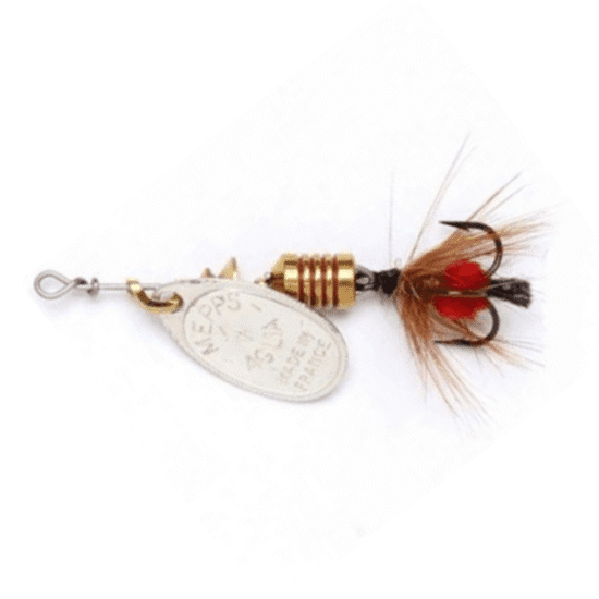 Mepps Aglia mouche Silver- Red Fly
