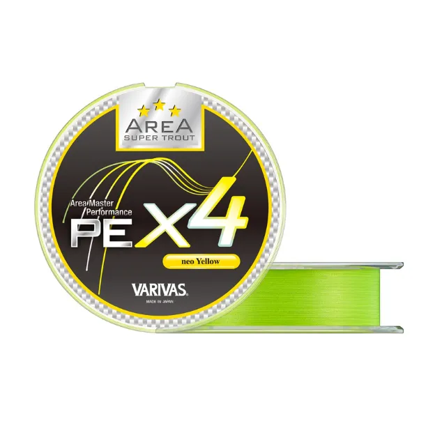 Varivas Super Trout Area PE X4 Neo Yellow