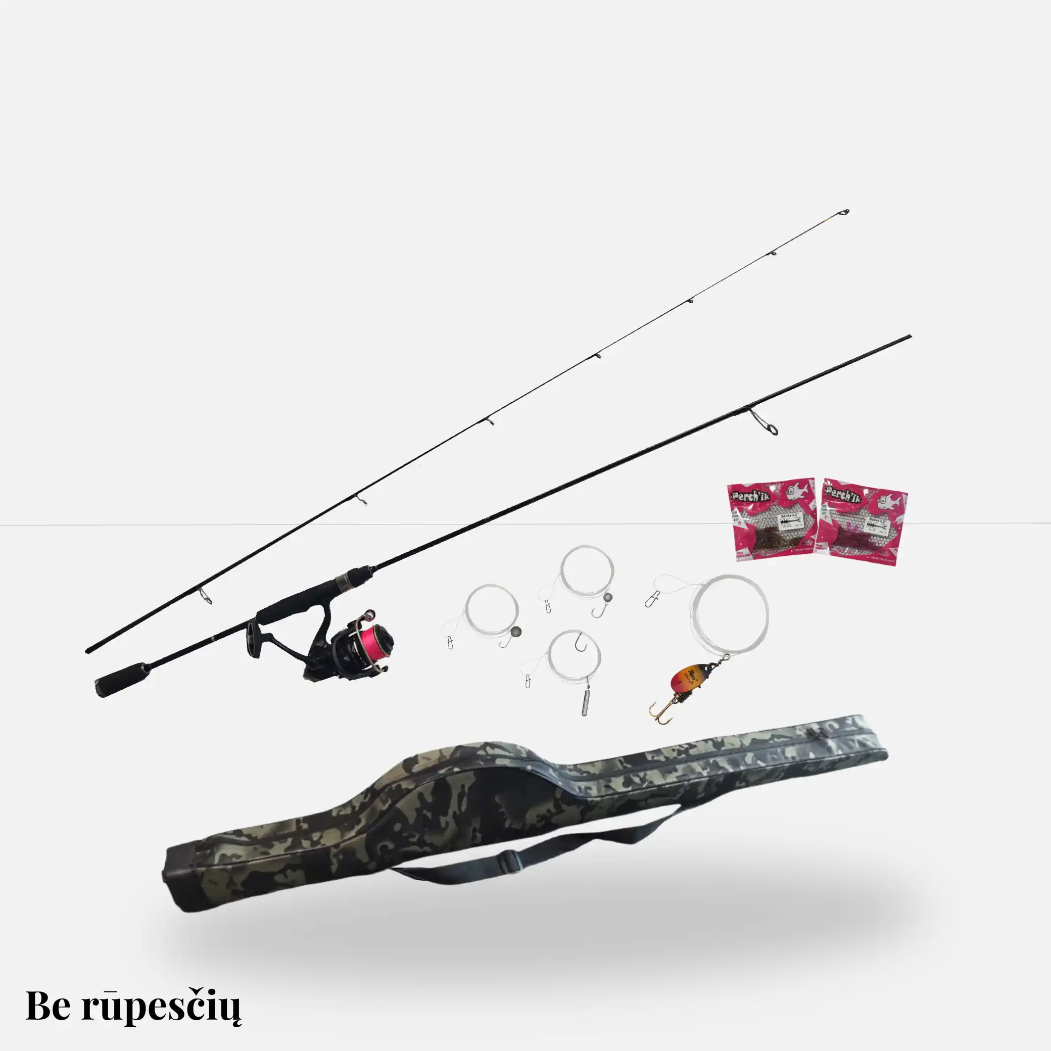 Spiningo Komplektas Ešeriams „Ešerių Kovotojas“ - Image 2