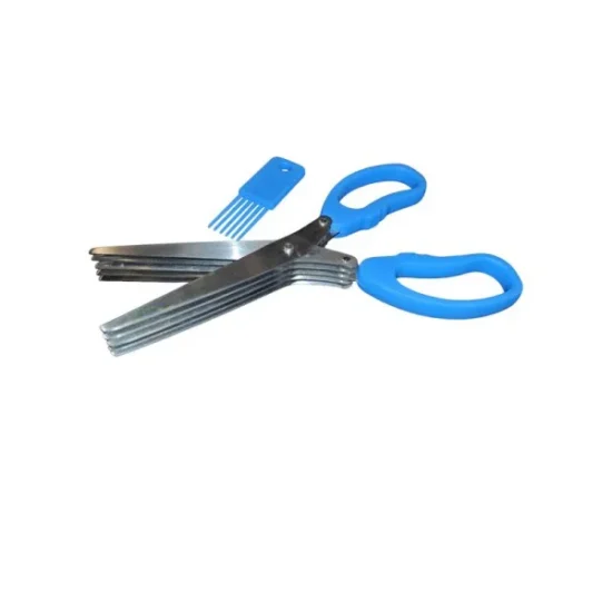 Atora žirklės 5 ašmenų masalų smulkinimui 19cm